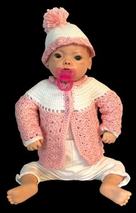 lot 114 image: Rare Vintage Lifelike Baby Mannequin Training Doll with Glass Eyes