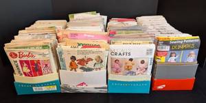 lot 267 image: Large Variety of Doll and Craft Sewing Patterns