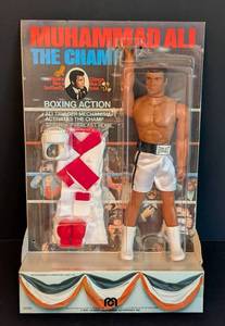lot 273 image: 1976 Mego Muhammad Ali The Champ Figure  Muhammad Ali the Champ Action Figure