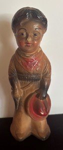 lot 254 image: Vintage Chalkware Figurine