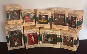 lot 259 image: The Enesco Treasury of Christmas Ornaments including Christmas is Coming, My Special Friend, Teddy Bear Greetings, North Pole Deadline and More