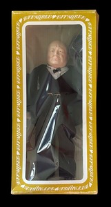 lot 432 image: New Great Moments in History Winston Churchill Doll by Effanbee