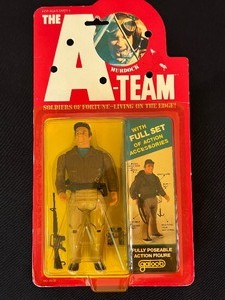 lot 300 image: Vintage 1983 Galoob A-Team Howling Mad Murdock Action Figure