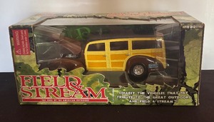 lot 495 image: Racing Champions Field and Stream The Soul of the American Outdoors 1940 Ford Woody Wagon Die Cast 124 Scale Model Car