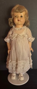 lot 499 image: Vintage Little Alex Colonial Composition Doll