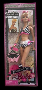 lot 496 image: New Barbie Then and Now 50th Anniversary 1959-2009 Commemorative Swim Suit Barbie