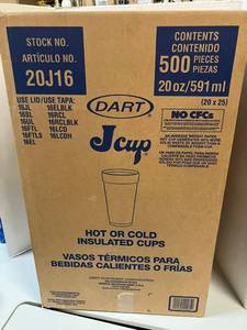 lot 142 image: 20oz Foam Cups