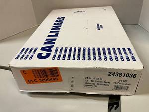 lot 33 image: 12-16 Gallon Can Liners