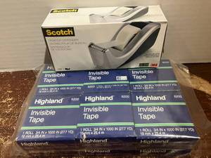 lot 89 image: Invisible Tape and Dispenser