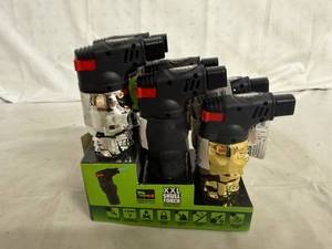 lot 25 image: 6 Pack of XXL Skull Torches