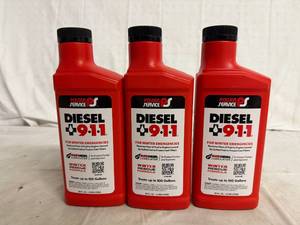 lot 340 image: 3 Bottles of Power Service Diesel 911