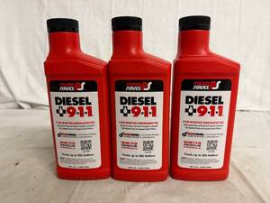 lot 341 image: 3 Bottles of Power Service Diesel 911