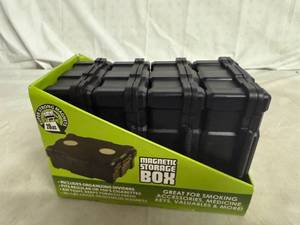 lot 38 image: 4 Pack of Magnetic Storage Boxes