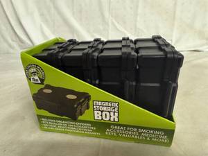 lot 39 image: 4 Pack of Magnetic Storage Boxes