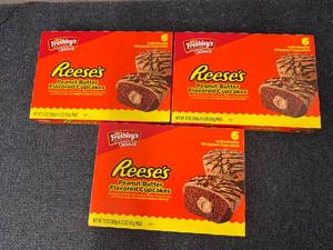 lot 100 image: 3 Boxes of Reeses Peanut Butter Cupcakes