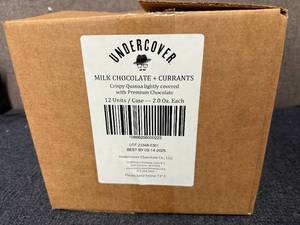 lot 114 image: 12ct of Undercover Milk Chocolate Quinoa Bites