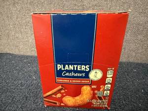 lot 127 image: 10 Packs of Planters Brown Sugar & Cinnamon Cashews