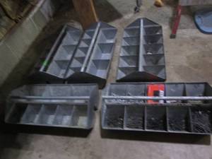 lot 101 image: 5-pc stackable metal top handle too...