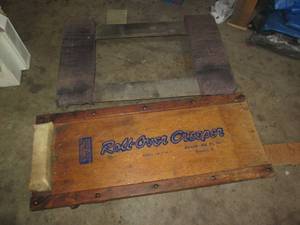 lot 123 image: Pair of wood mechanics creepers...