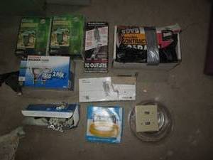 lot 43 image: 55-gallon contractor bags plus misc...
