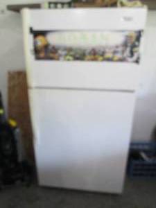 lot 8 image: Whirlpool top freezerrefrigerator ...