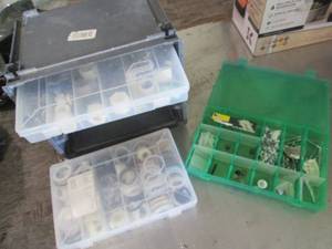 lot 250 image: Organizers with storage shelf conta...