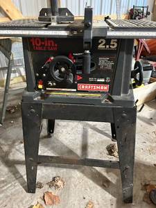 lot 787 image: Craftsman 10-Inch Table Saw 2.5 HP Model 137.221960