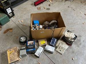 lot 848 image: Collection of Electrical Supplies and Hardware Components