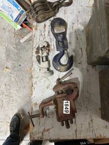 lot 849 image: Collection of Vintage Industrial Hand Tools and Hardware