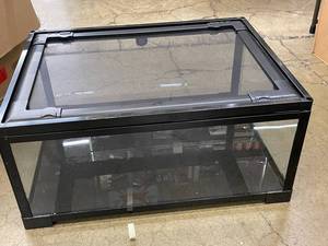 REPTI ZOO Glass Terrarium, Swing Door Series