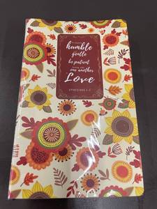 lot 3 image: Amazon Mories Floral Notebooks 6-Pack Bulk - Bible Quote Covers, New
