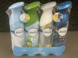 Febreze Air Freshener Spray Multipack â 4 Scents, 4 x 250g