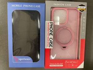 lot 50 image: Two Mobile Phone Cases iPhone 16 Pro Max Pink & Black Samsung Galaxy