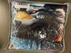 lot 53 image: ALVINE Duvet Cover Set with 2 Pillowcases, Lion Motif, Boys, New in Package