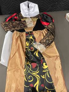 lot 81 image: Kids Queen of Hearts Costume Dress - Size L140
