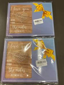 lot 96 image: Bulk Assorted Greeting Cards Thank You & Love Themed (New, 2 Packs)