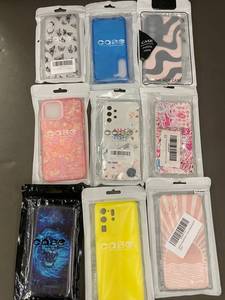 lot 107 image: Lot of 9 Assorted Mobile Phone Cases  Various Styles and Models