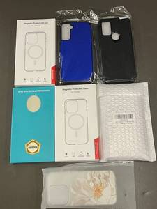 lot 108 image: Lot of 5 Magnetic Protective Phone Cases for iPhone
