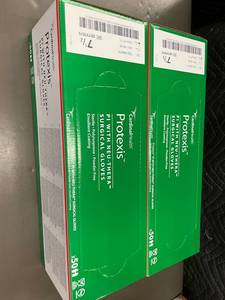 lot 188 image: Cardinal Health Protexis PI Surgical Gloves, 7.5, 2 Boxes (100 Gloves)