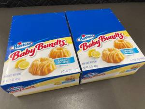 Hostess Baby Bundts Lemon Drizzle Cakes - 12 Pack, Best by 2025