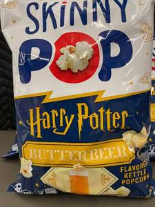 3 Bags of SkinnyPop Harry Potter Butterbeer Flavored Kettle Popcorn
