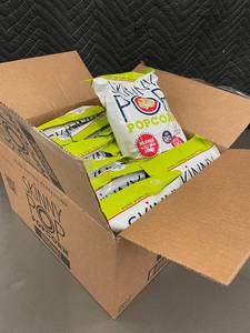 lot 6 image: Bulk Lot of SkinnyPop Original Popcorn 12 Bags - Non GMO & Gluten Free
