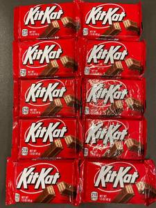 lot 8 image: Lot of 9 Kit Kat Milk Chocolate Bars 1.5 oz Each