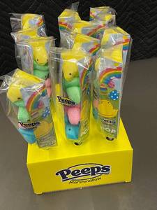 lot 11 image: Set of Peeps Marshmallow Pops - Easter Theme