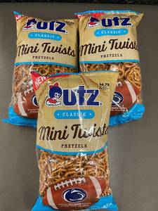lot 19 image: Set of 3 Bags Utz Classic Mini Twists Pretzels 16 oz