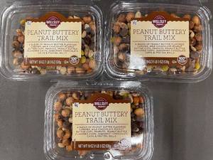 lot 30 image: Set of 3 Wesley Farms Peanut Buttery Trail Mix, 19 oz Each