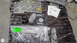 lot 5 image: Nikon D780 Manuals, Camera Accessories, Microphone and Marshall Pouch Bundle