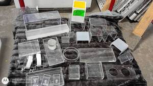 lot 10 image: Assorted Acrylic Display Stands and Holders Collection