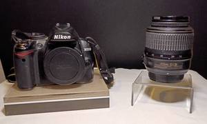 lot 11 image: Nikon D3000 DSLR Camera Body with AF-S Nikkor 18-55mm DX VR Lens