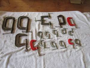 lot 103 image: Mixed Lot of C Clamps